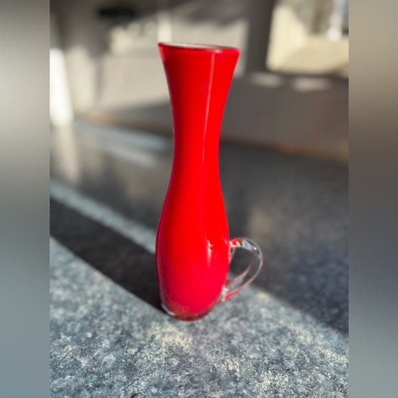 Vintage Bud Vase With Applied Handle - Picture 3 of 3